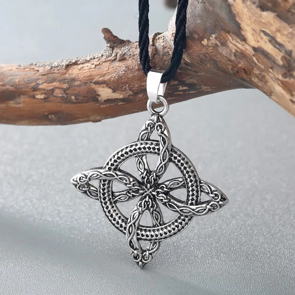 Серебряное модное ожерелье с викингом и планетой, для мужчин, для выхода из травы, славянский амулет, Цветок папоротника, защищает от заболеваний, ожерелье для женщин