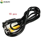 10 шт. кабель для Sega Genesis 1 Аудио Видео AV кабель шнур RCA кабель