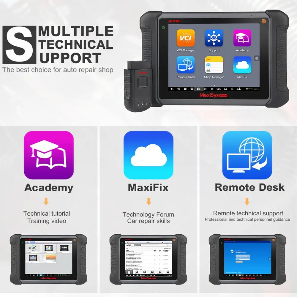 Autel MaxiSys MS906TS OBD2 сканер диагностический инструмент TPMS программирующий ECU