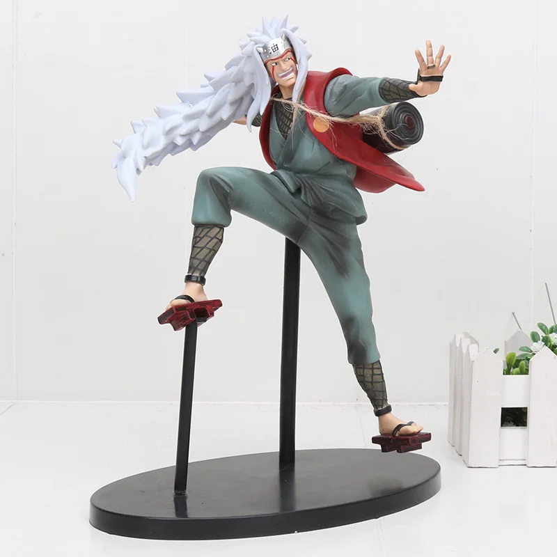 Jiraiya no box NARUTO Jiraiya Gama Sennin Gama-Bunta экшн-фигурка игрушки кукла рождественский подарок Наруто shippden PVC Figuine Brinquedos - Цвет: Jiraiya no box