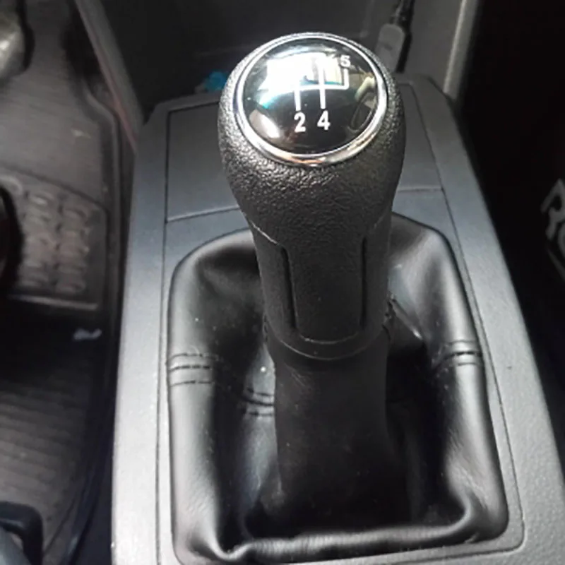 02-05 Polo/Derby/Vento-IND 08-09 Polo Classic 04-07 Lim 2002-2009 POLO Mk4 9N/9N2 Car Gear Shift Knob With Leather Boot