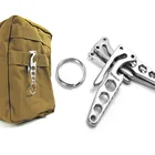 Брелок Карманный для повседневного использования, Многофункциональный Карабин с подвеской для кемпинга, походов, горы, восхождений, отдыха на открытом воздухе