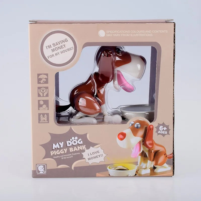 Электрические игрушки собака MoneyBox животные копилки в виде свиньи коробка подарки для детей