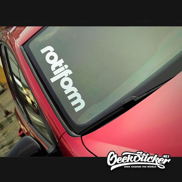 57*17,9 см Rotiform спереди окна Hellaflush светоотражающий виниловый Передняя наклейка внешние наклейки для гольфа Поло GTI ЖУК MK3 MK4 JETTA