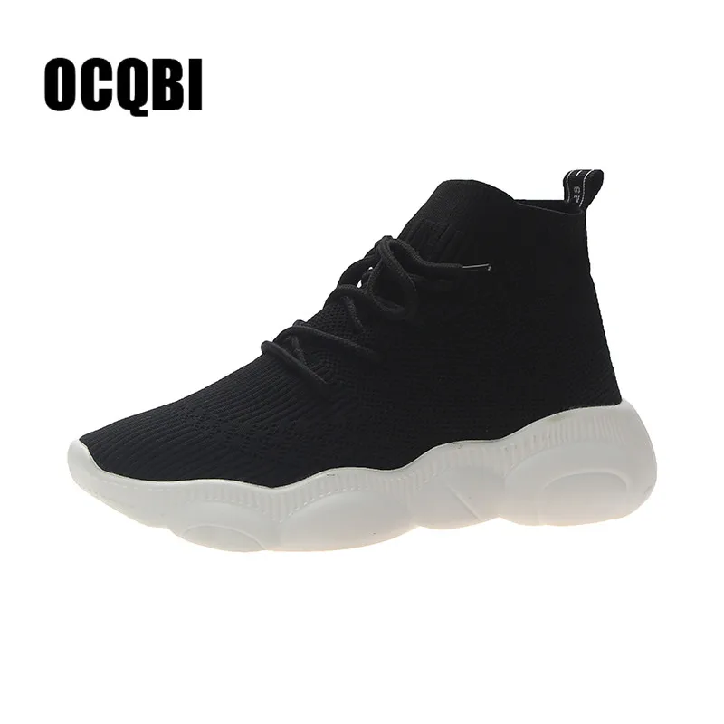 OCQBI/женская повседневная обувь дышащие кроссовки модные сетчатые женская