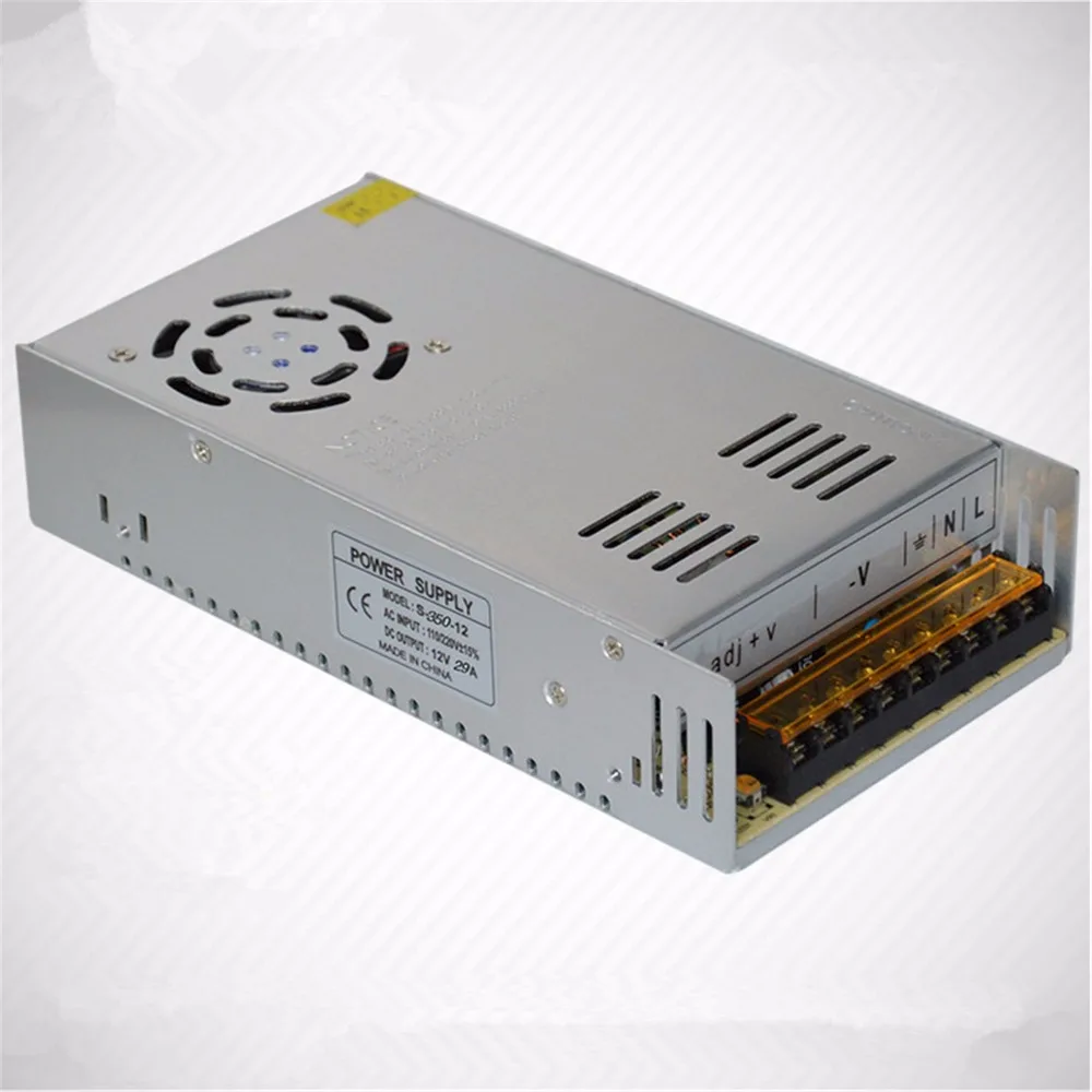 S-360-12 источник питания постоянного тока вход 110/220vac выход 12VDC 29A 350W Регулируемый
