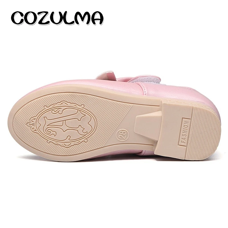 COZULMA/Осенняя детская обувь на плоской подошве Тонкие туфли принцессы с цветочным