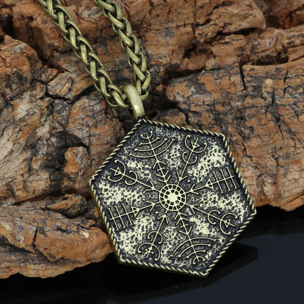 Руля Аве амулет норвежский викинг символ Одина кулон ожерелье с valknut rune