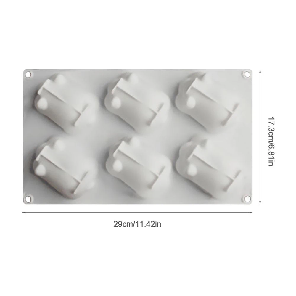 3D милая свинья мусс торт Силиконовая форма Маленькая конфеты модель шоколада