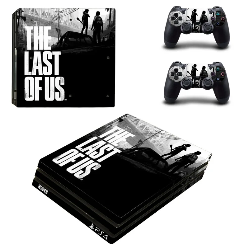the last of us Series PS4 Pro Console Sticker For Sony PlayStation 4 Vinyl Decal Ps4 Controller Skin |
