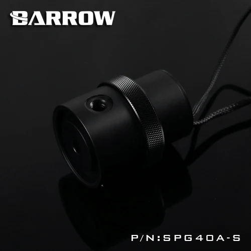 Black-Black Курган D5 насос коробка комплект PWM 18 Вт+ резервуар для водяного охлаждения прозрачный/черный/белый POM SPG40A-S - Цвет лезвия: Black-Black