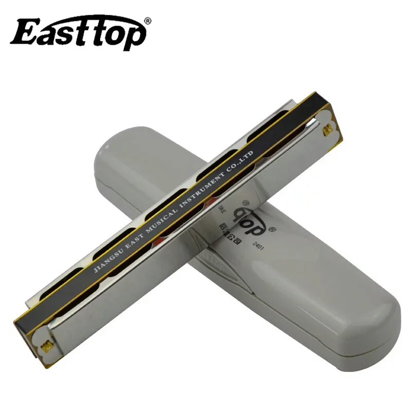 EASTTOP 24 Отверстия Tremolo Master Губная гармошка/Armonica g профессиональная 24 Отверстия тремоло арфа Ключ C