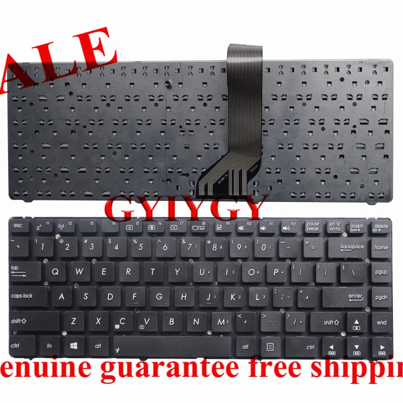 Клавиатура xly для ноутбука A45VM R400V N46 A45 A85V R400 K45VD A45VD N46V N46VB N46VJ N46VM N46VZ США Черная |
