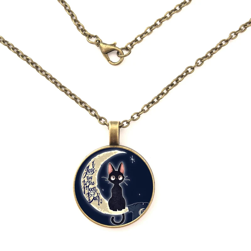 Лунокот Стекло подвеска ювелирные изделия зодиака Заявление ожерелья для Для