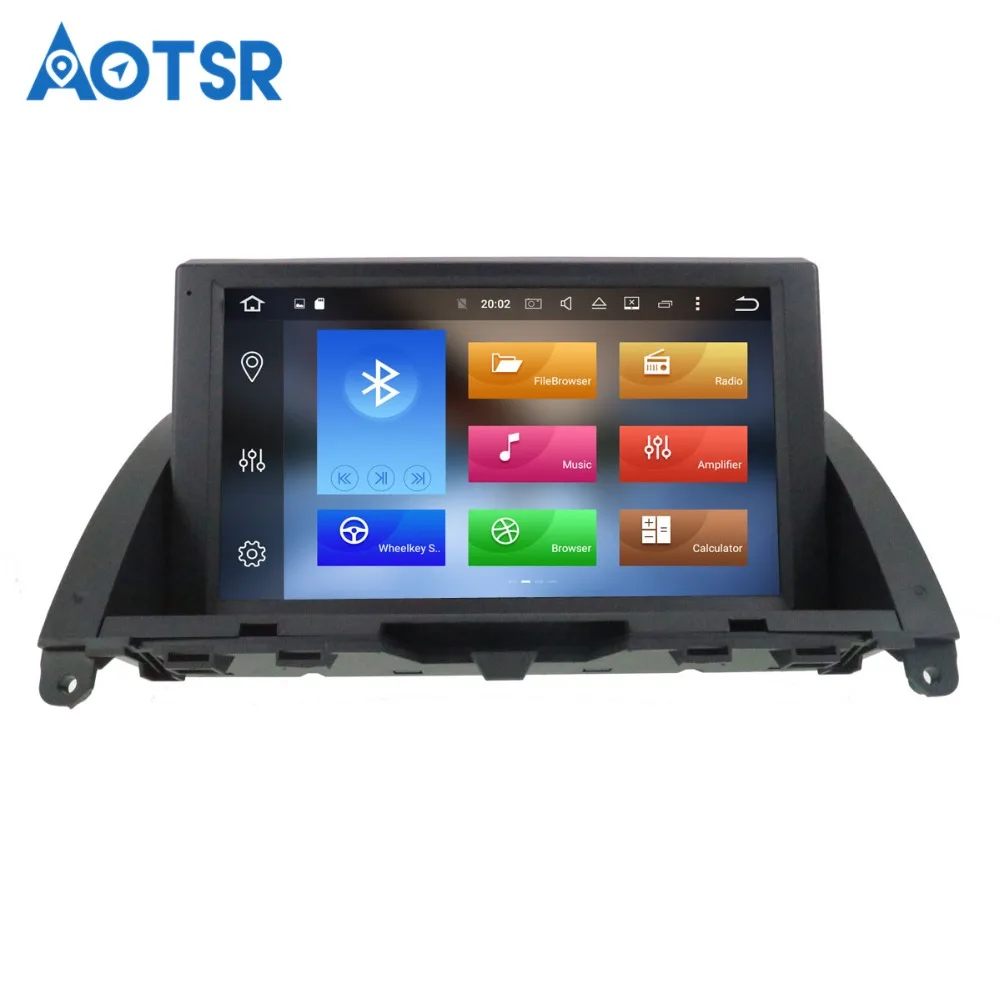 Aotsr Android 8 0 автомобиля gps Navi для Mercedes Benz C Class W204 C200 2007 ~ 2014 радио аудио и видео