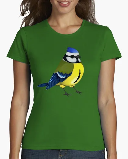 2017 Бросился женщины футболки Красивые Птицы Короткими рукавами Хлопок хип-хоп