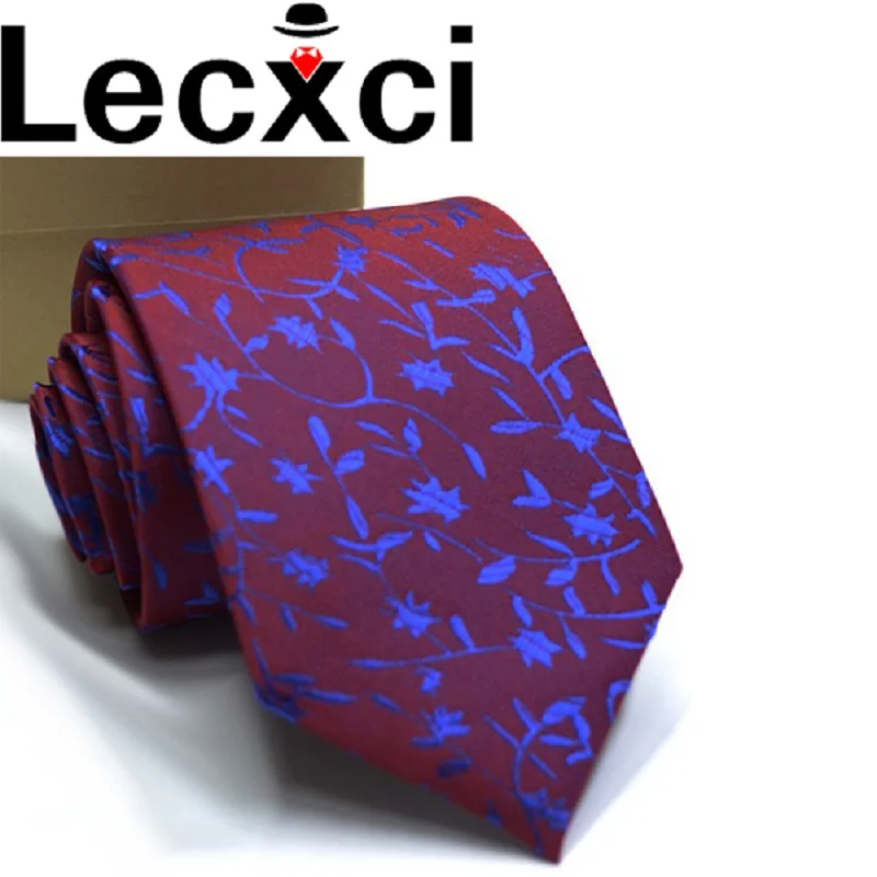 Lecxci классические иглы для мужчин s галстук 8 см Полосатый шейный плед и Бизнес