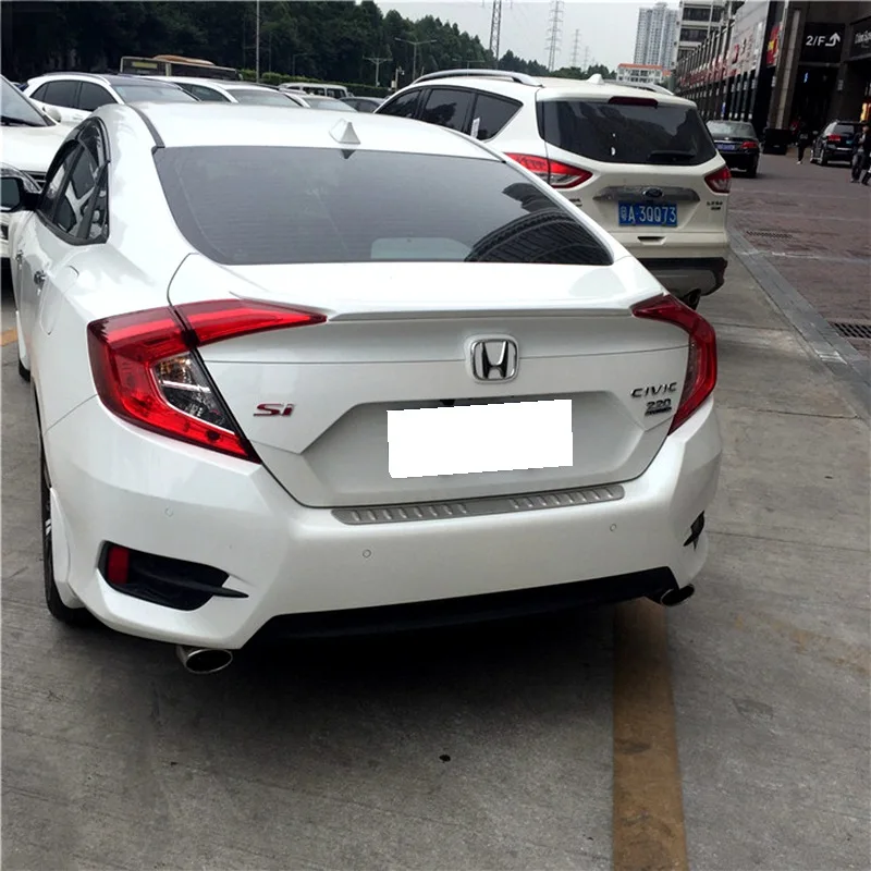 Для Honda Civic спойлер 10th автомобильный Стайлинг высокое качество абс материал заднее крыло праймер цвет задний спойлер