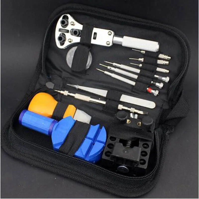 'The Best' 147 / 16 Pcs Watch Repair Tool Kit Set Case Opener Link Spring Bar Remover Screwdriver Watchmaker Device 889 |