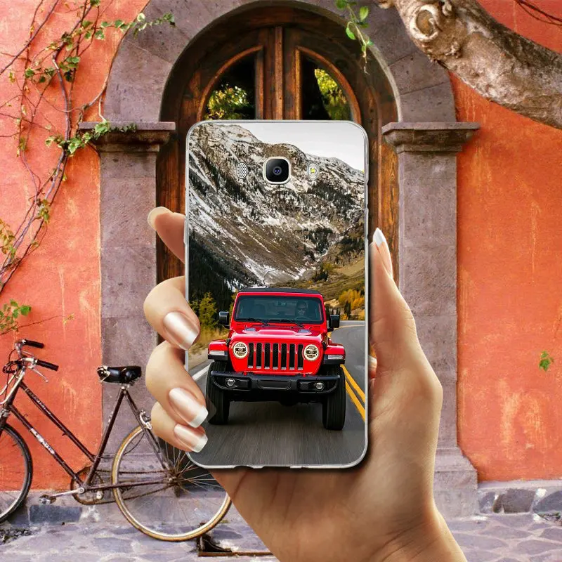Чехол для телефона Jeep Wrangler On Road USA мягкий силиконовый чехол Samsung Galaxy A3 A5 A7 J1 J2 J3 J4 J6 J5