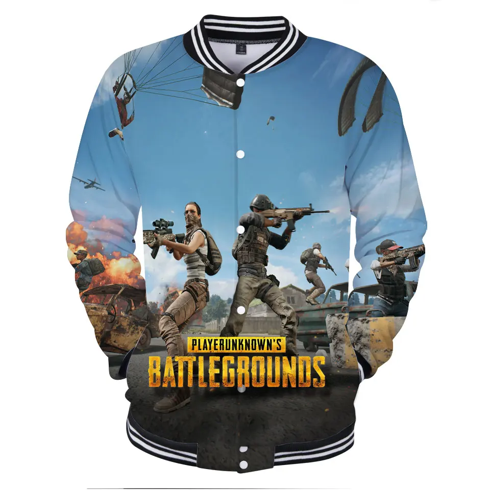 new PUBG Jedi survival 3D baseball jacket fashion hot game spring and autumn casual style | Женская одежда