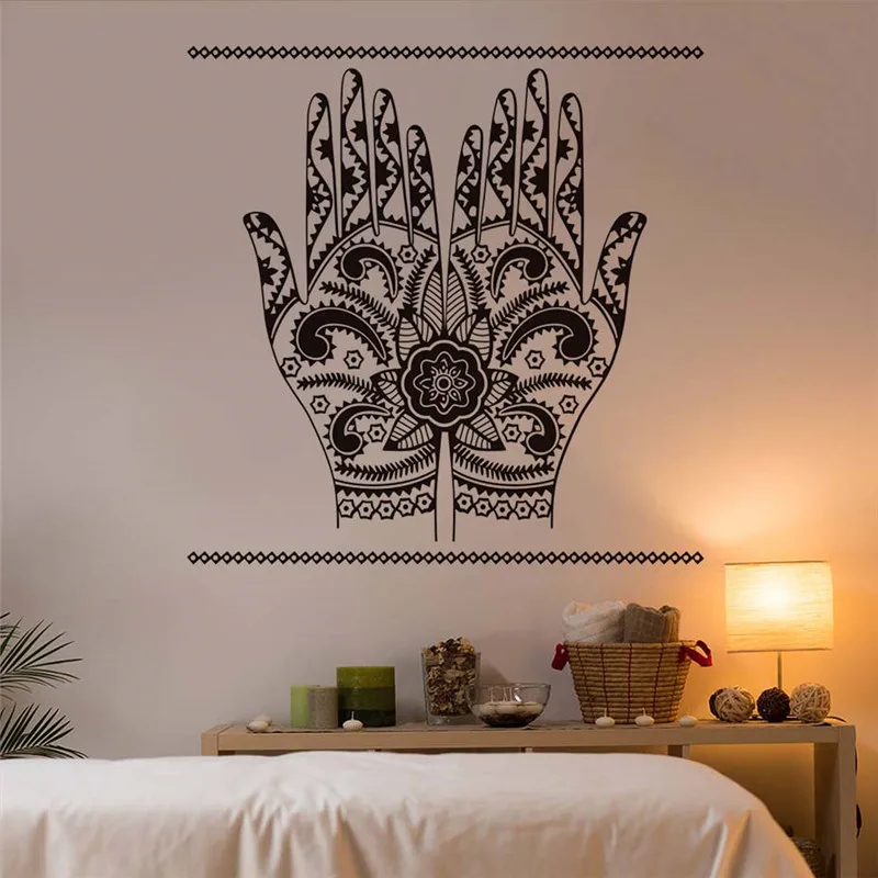 

Arabic Islamic Hamsa Hands Wall Sticker DIY Removable Art Home Decor de parede adesivo Vinyl Wall Decal For Bedroom
