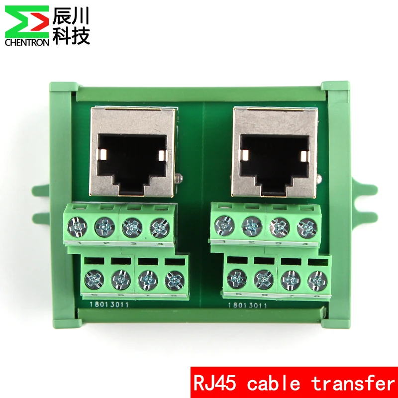 RJ45 network signal transfer terminal PLC guide rail and panel | Обустройство дома