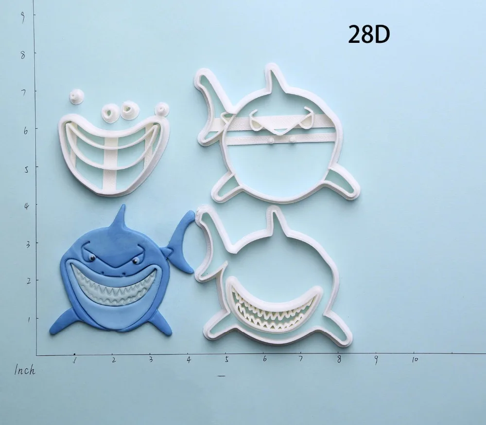 В поисках Немо персонажа формочка для печенья на заказ 3D напечатанная форма