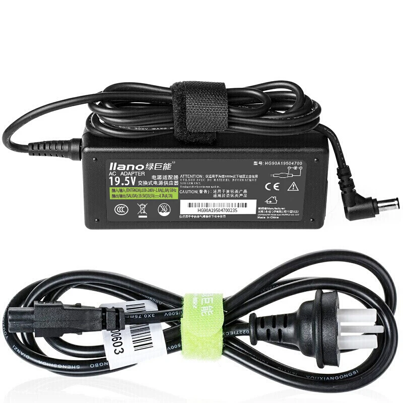 Llano для sony ноутбук адаптер питания 19.5V4.7A 90 Вт VGP AC19 V42 V35 V36 V26 зарядное