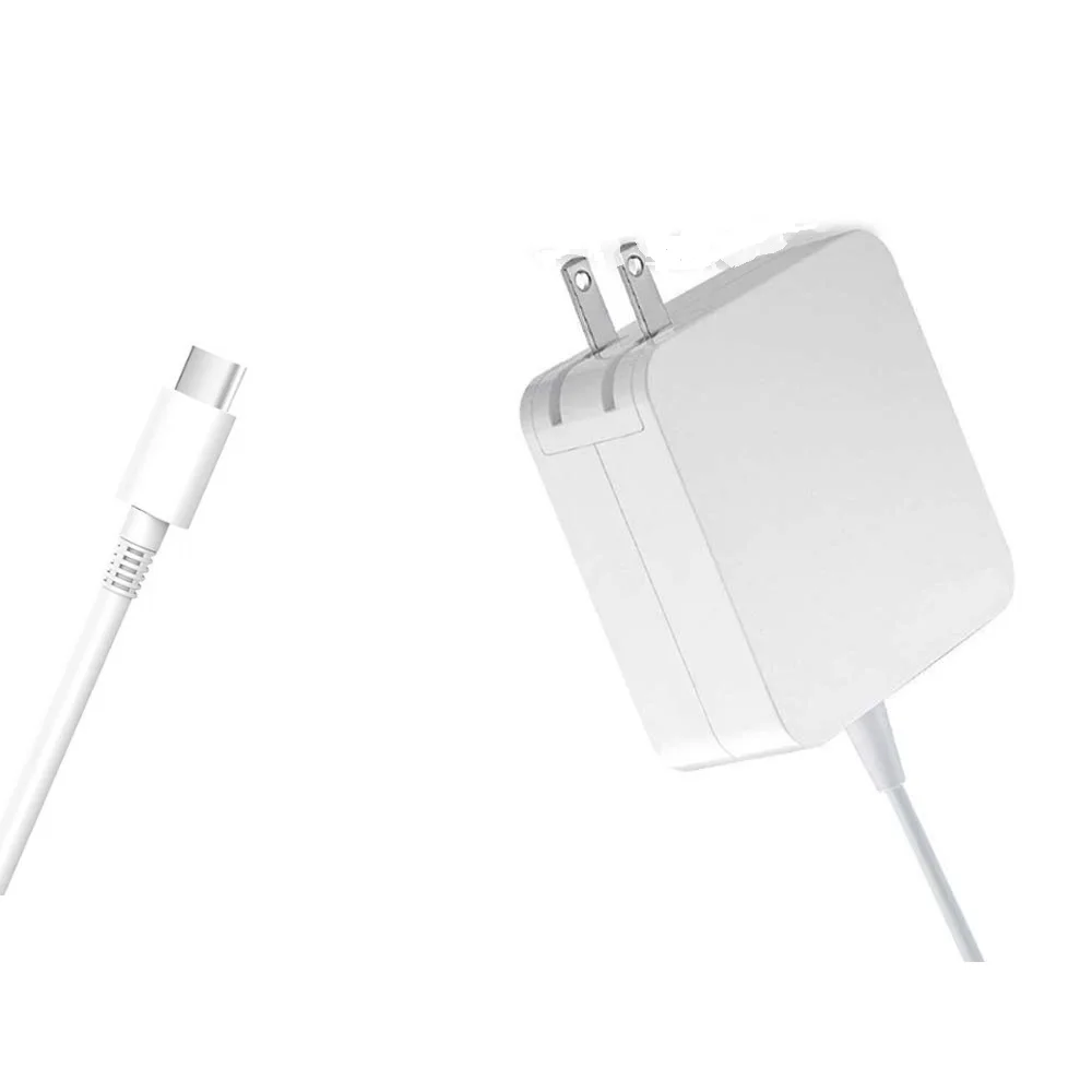 65 Вт PD зарядное устройство для ноутбука USB C зарядное устройство совместимо с MacBook Air Pro, lenovo Asus hp Dell Xiaomi p9/p20/mate10, mate20 matebook - Цвет: Белый