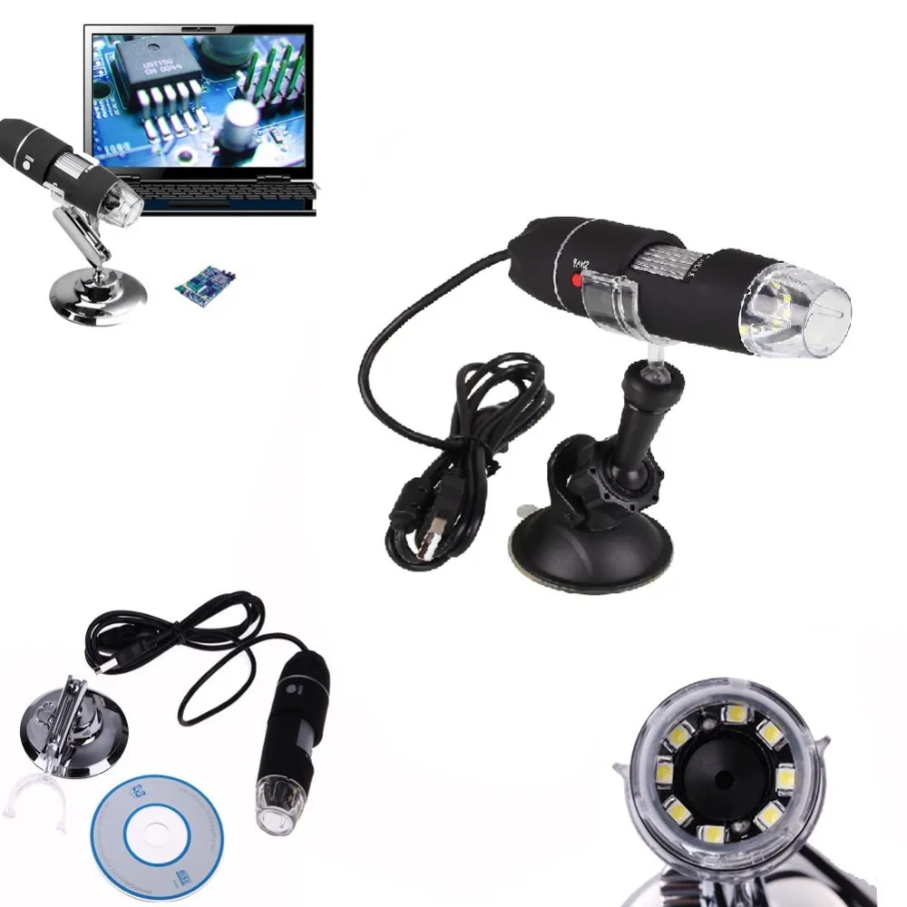 Jetery 1000X 8 LED USB микроскоп цифровой эндоскоп камера Прямая поставка | Инструменты