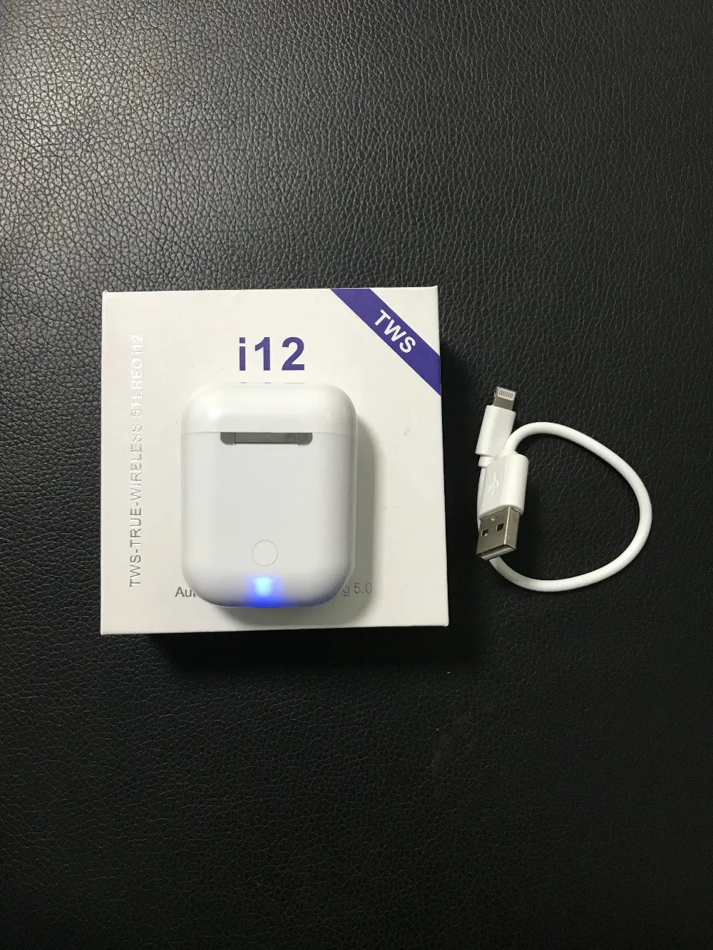 I12 tws Bluetooth наушники беспроводные наушники сенсорное управление наушники 3D объемный звук и чехол для зарядки iPhone Android телефон