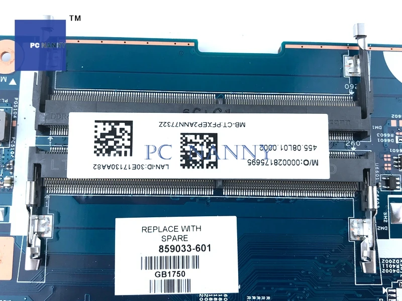Материнская плата PCNANNY 859033-601 859033-501 448.08E01.0021 для ноутбука HP 17-X series 17-X116DX i5-7200U 2 5 ГГц