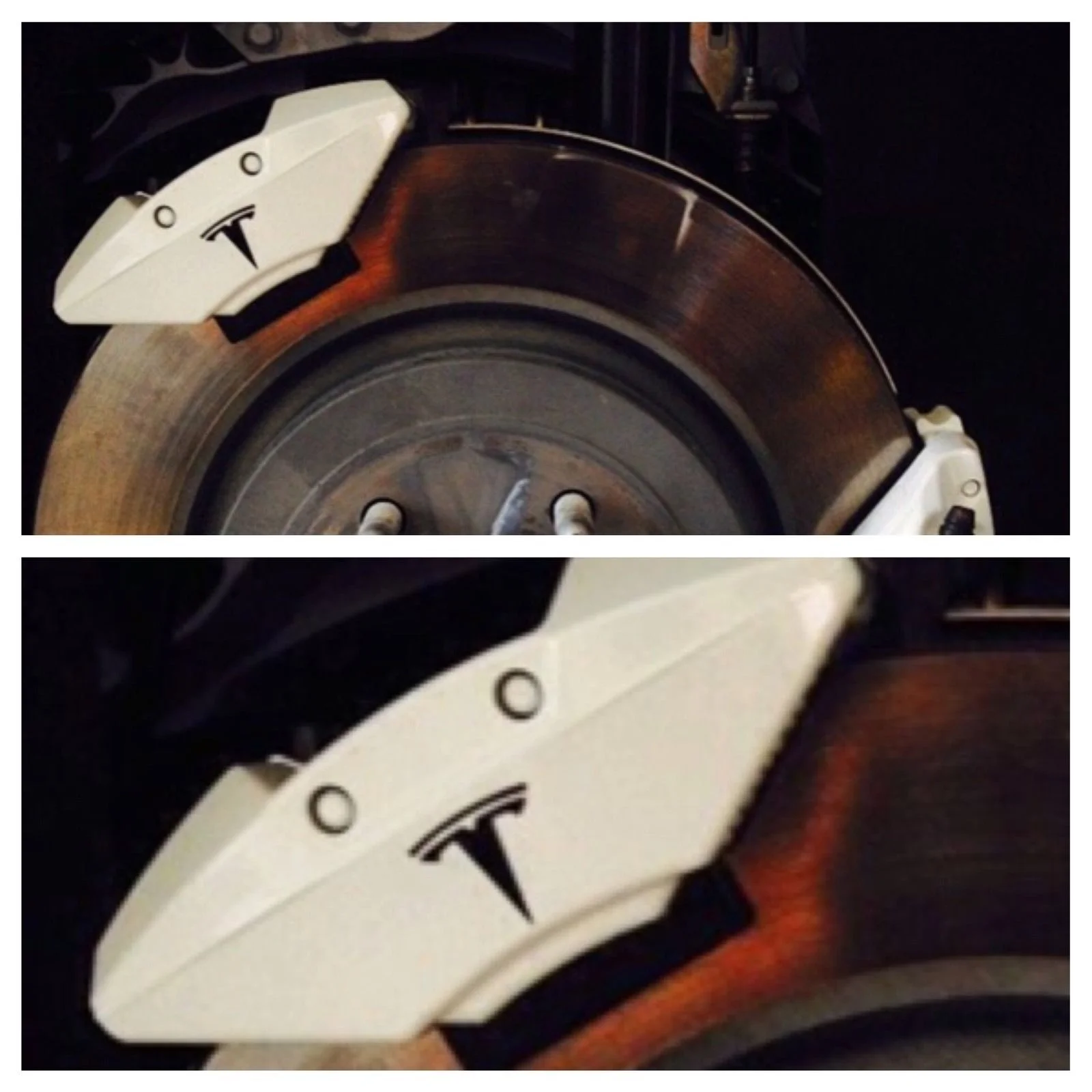 Виниловая наклейка для 8 шт. черного цвета TESLA T E Brake Caliper с логотипом накладной