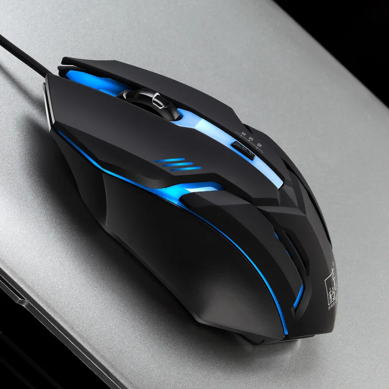 Проводная игровая мышь USB 7 цветов с подсветкой геймер Мыши для ПК ноутбук Mac Windows 10 iOS для дропшиппинг подарок