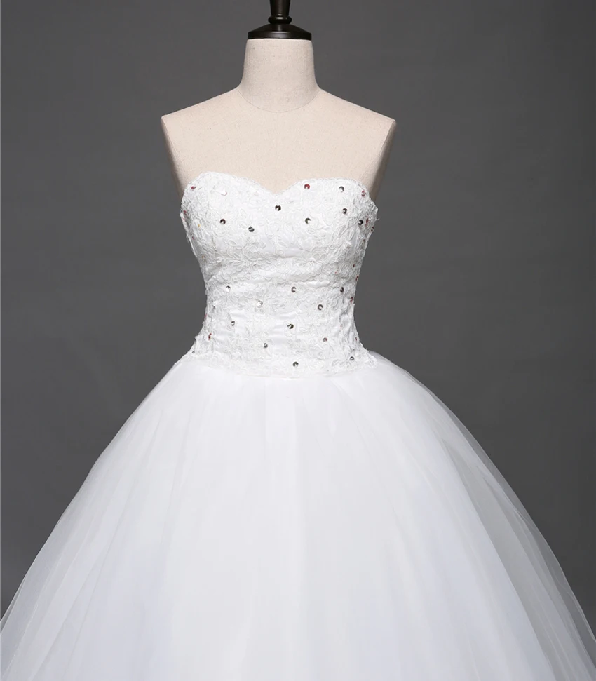 LOVSKYLINE Real Photo Plus Size Vintage Lace Wedding Dresses Princess Vestido de Noivas Ball Gown Free Shipping | Свадьбы и