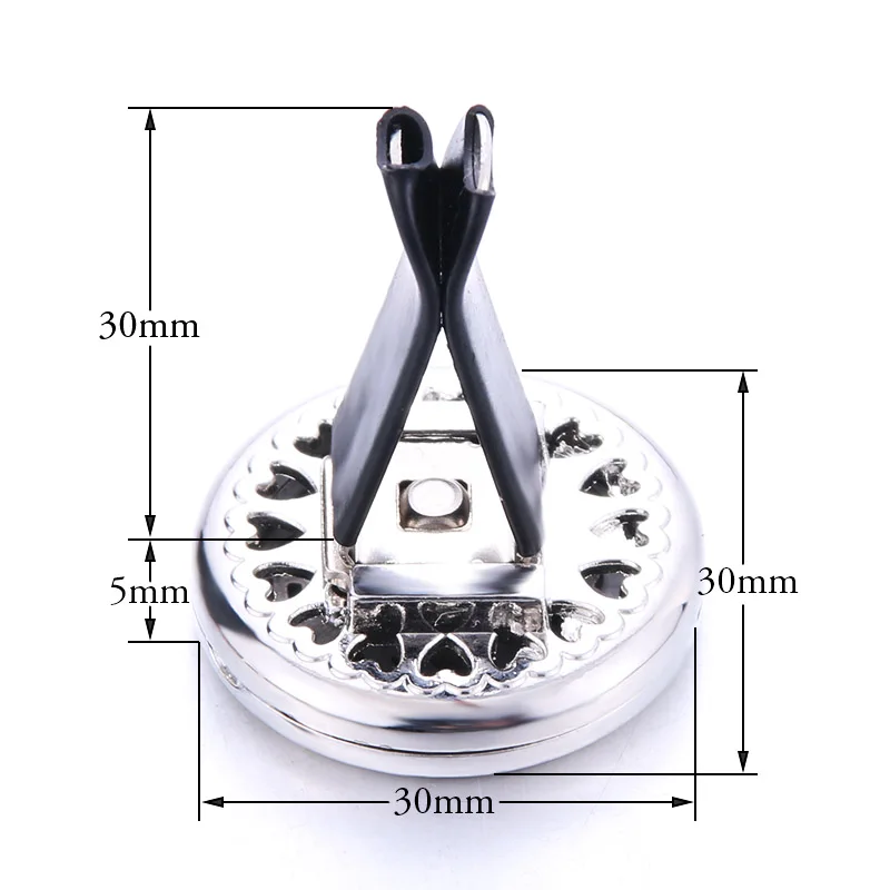 Автомобильный освежитель воздуха в форме сердца из нержавеющей стали|Подвески| |