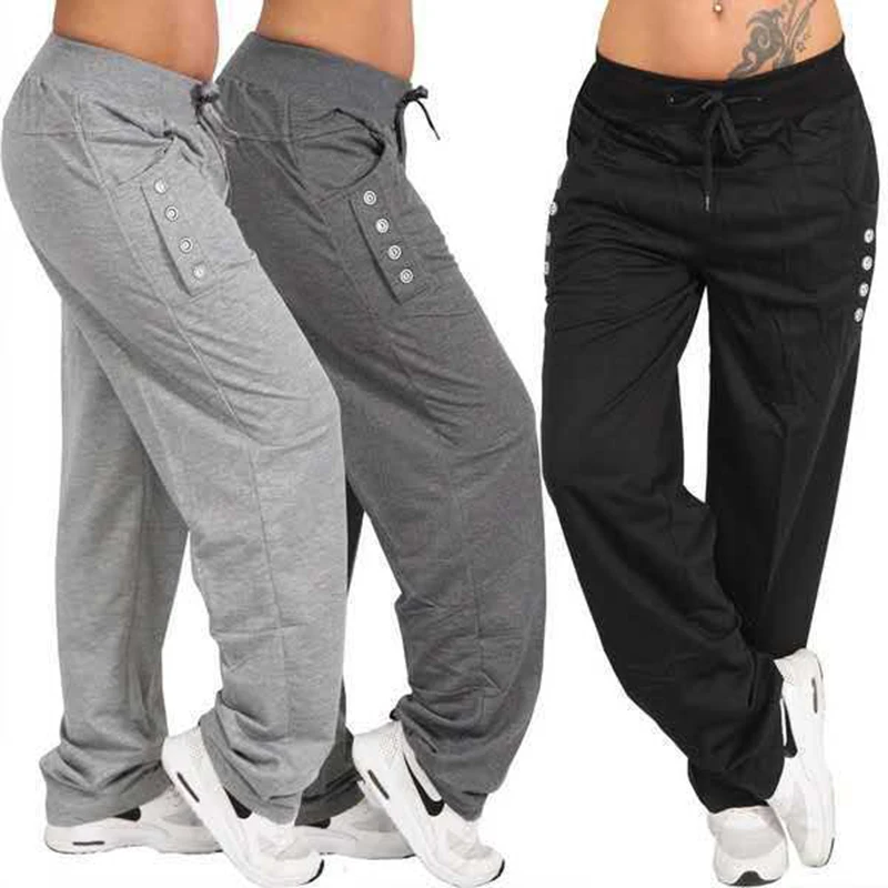 

Plus Size 3XL Women Long Pants Casual Style High Waist Oversized Loose Leggings Sexy Men Women Cotton Cute Pants Trouse