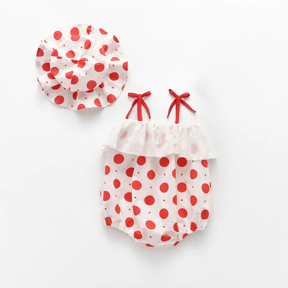 Летний комбинезон для малышей комбинезоны девочек одежда жилет тонкий клубника