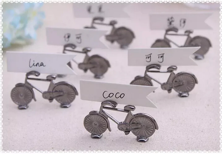 Винтажный велосипедный стол с цифрами и именем для свадебной вечеринки 20 шт.|holder