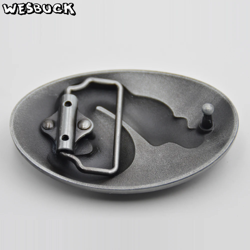 WesBuck новый высококачественный мужской ремень с 3D драконом пряжкой головы для 4 см