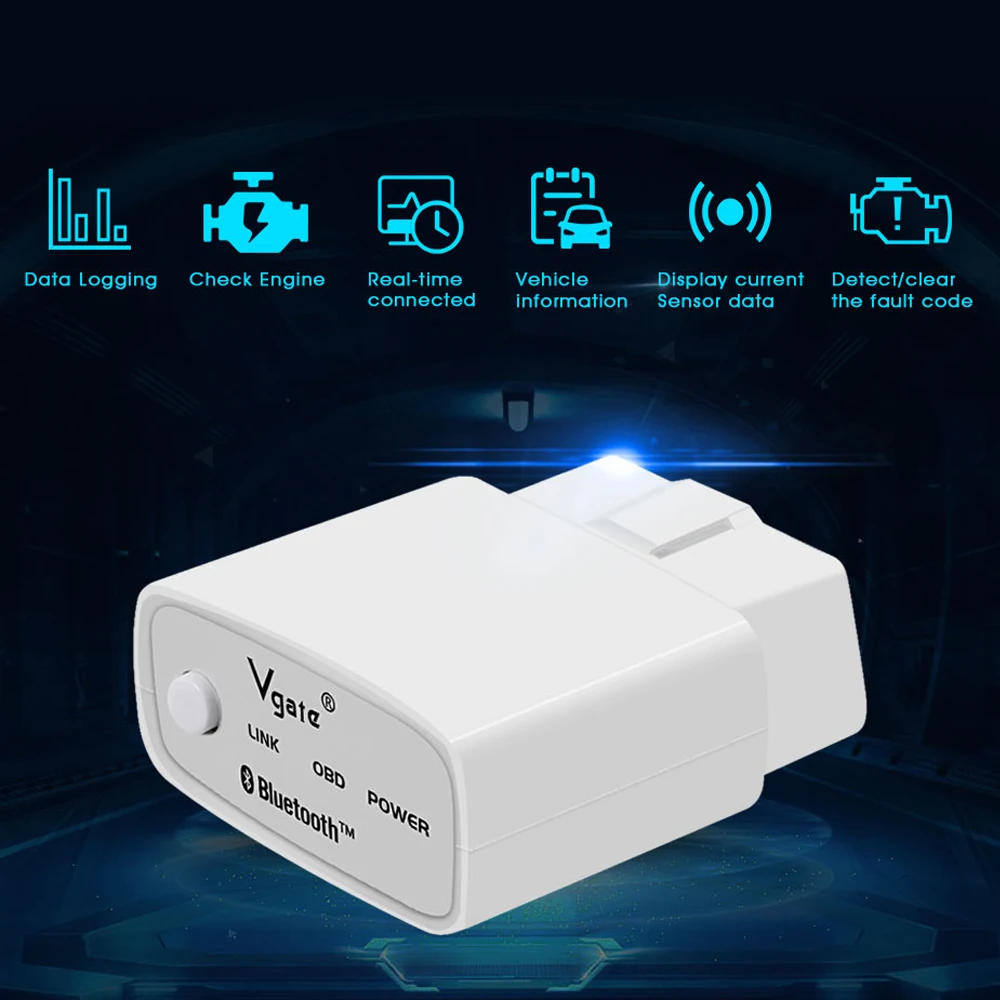 Vgate elm327 Wi-Fi диагностический адаптер OBD2 сканер автоматический диагностический инструмент elm 327 V2.1 OBDII считыватель кода сканирующий Инструмент wifi продвижение