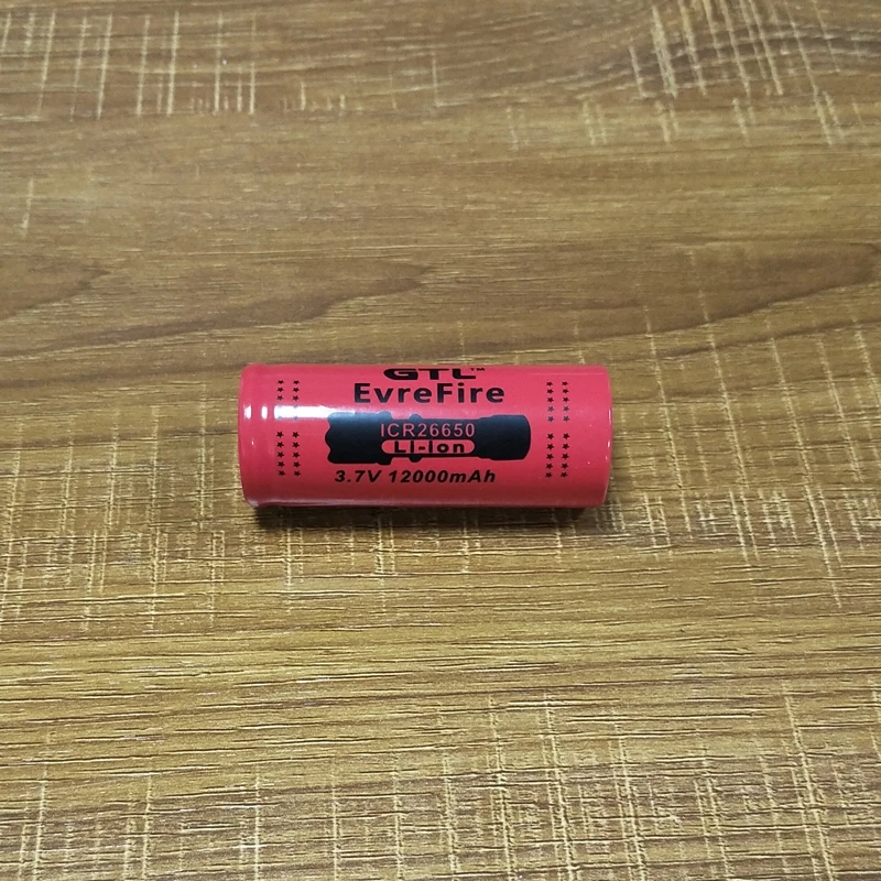 26650 батарея 100% Новый оригинальный 3 7 v 12000 mah литиевая аккумуляторная для