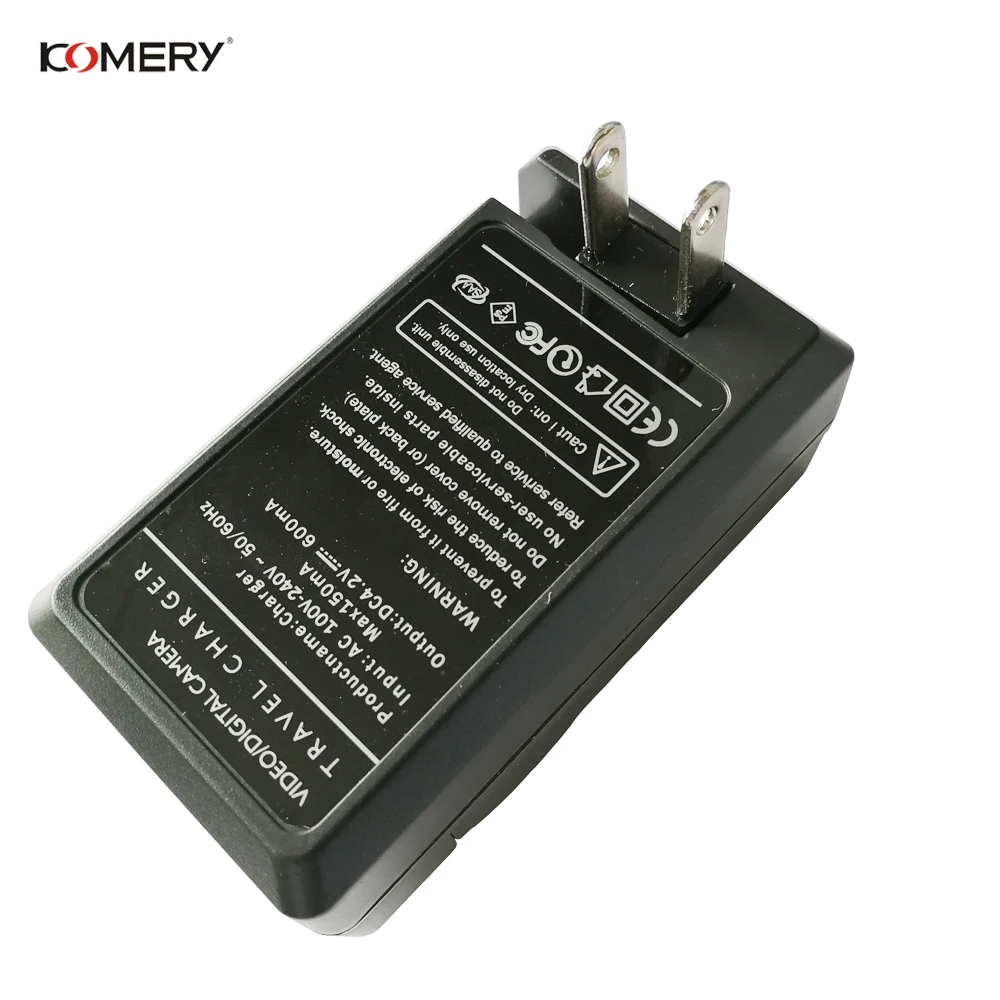 KOMERY оригинальное зарядное устройство подходит для X05/DV-02/CDR6/FHD-4K/KOMERY-Z9/FHD-K9 зарядки аккумулятора камеры