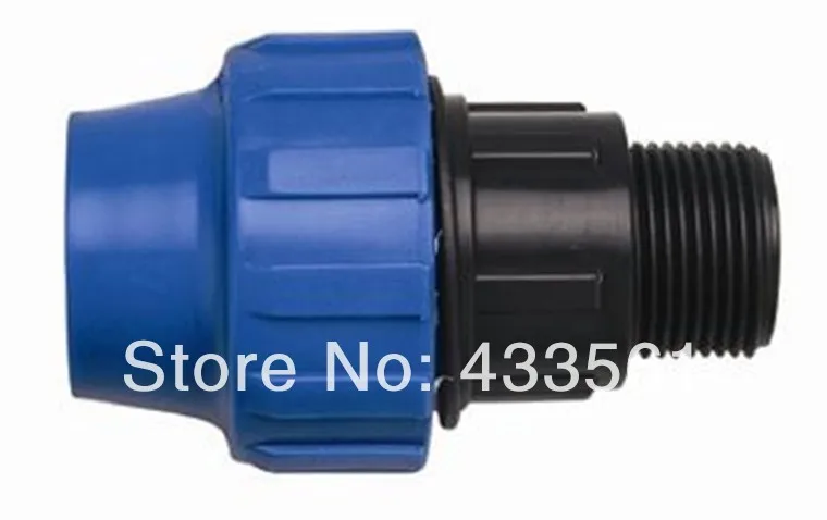 

Plastic Male thread adaptor DN25 for plumbing pipeline