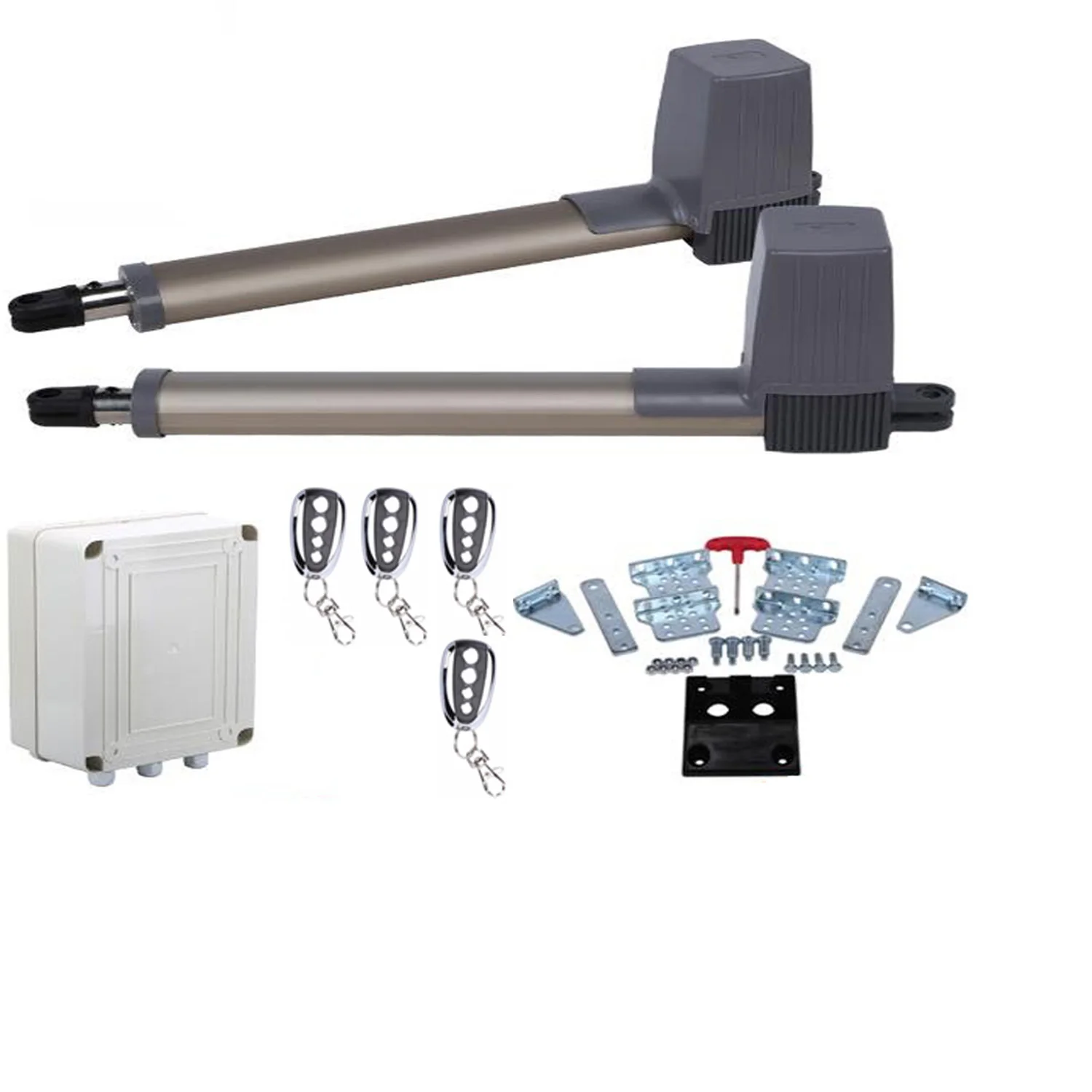 Kit 2 Сверхмощный 300 кг сила ac220в распашные ворота открывания двери операторские двигатели электрические ворота двигатели для распашных ворот открытые - Цвет: Kit 2