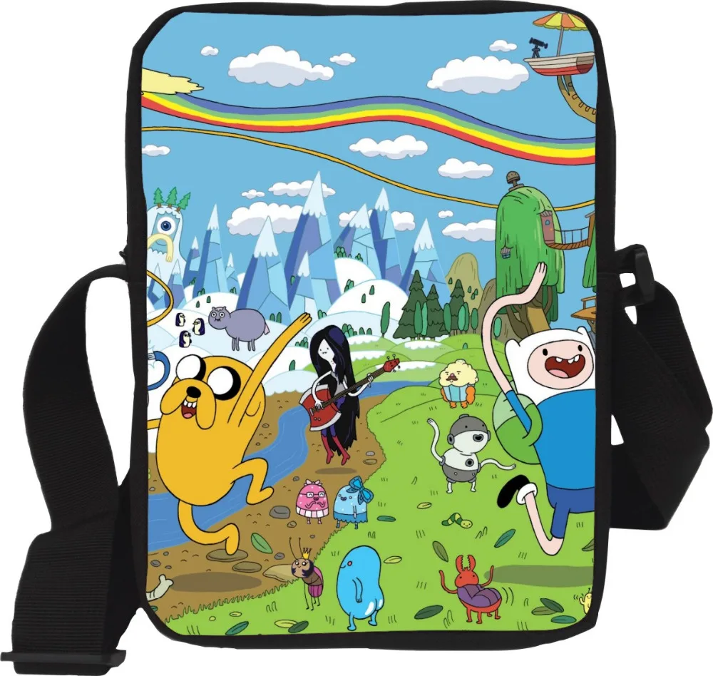 Новинка 2017 мультяшная сумка времени приключений Финна и Джейка женская через