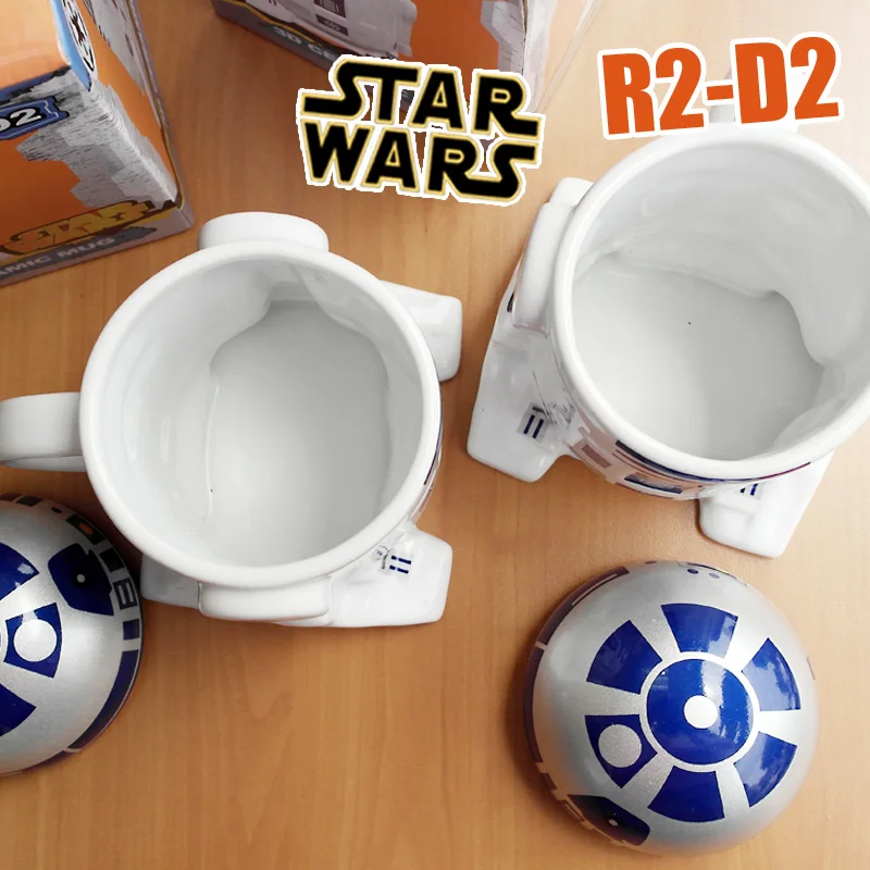 Фильм Звездные войны Робот R2 D2 мультфильм 3D Керамическая кофейная кружка чашка