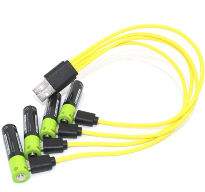 Литий полимерная аккумуляторная батарея ZNTER 1 5 В AAA 400 мАч 4 шт./лот|rechargeable battery|znter