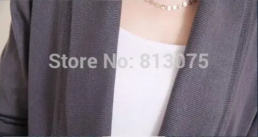 2015 new fashion women knitted sweater cardigan outerwear shawl long sleeve jacket knitwear coats Free shipping |